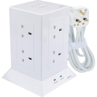 ALFANAR Power Extension
8 Outlet;2 Port (1X USB/1X USB-C), 3.00 m ( 9.84 ft )