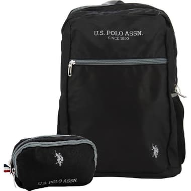 U.S. POLO ASSN. Lennox Backpack with Accessory
for 15" (Device), Black