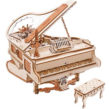 Robotime DIY Mechanical Music Box
Magic Piano 3D Puzzle, 223 Pieces, 14 Years and Above