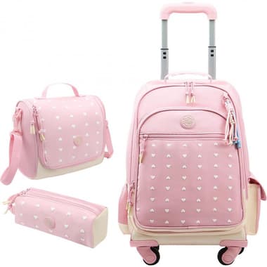 Atrium Active Trolley Bag with Accessory
for 15.6" (Device), Pink/Yellow