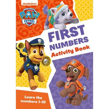 Nickelodeon PAW Patrol: First Numbers Activity Book - Learn The Numbers 1-10
false