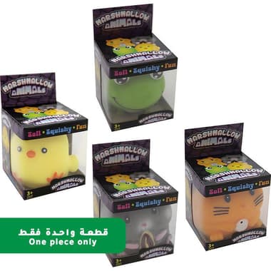 توي رو حيوانات مارشميلو سمينة
لعبة تململ (Fidget Toy), ألوان متنوعة, 3 سنوات فما فوق, قد يختلف اللون والتصميم