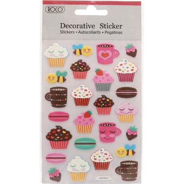 Roco Fun & New Stickers
Cupcake, 26 Pieces