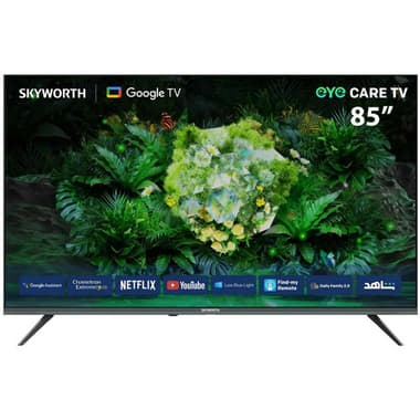 سكاي وورث 85 بوصة تلفزيون ذكي
دقة 4 كيه ضوء LED, 60 Hz, اسود, 85G6500G