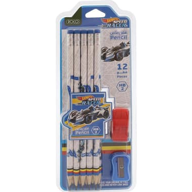 Roco Speed Racer Stationery Set
12 Pieces, Assorted Color