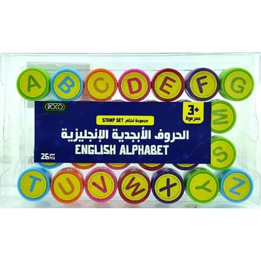 روكو حروف الهجاء مجموعة ختامات
انجليزي, ألوان حبر متنوعة,