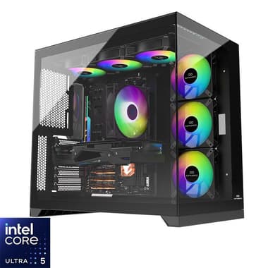 INFINIARC Cube Pro Gaming CPU
Intel Core Ultra 5 225F, 16 GB RAM, NVIDIA GeForce RTX 5060 Ti (8 GB), 1 TB SSD