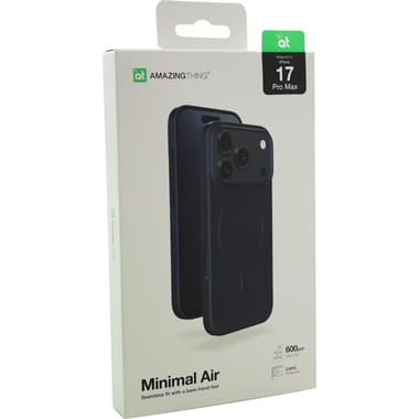 Amazing Thing MINIMAL AIR Back Cover Mobile Case with MagSafe
for iPhone 17 Pro Max, Titan Blue