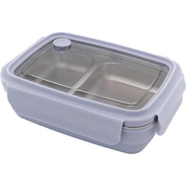 Lunch Box
Rectangle, Single Layer with 2 Partition, Ice Blue