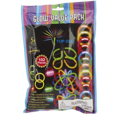 Top Glo Glow Value Pack Glow Stick
102 Pieces
