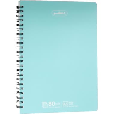 Roco Notebook
A5, 80 Sheets, Double Ruled (English), Aqua