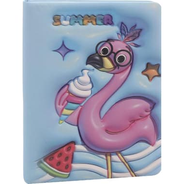 Roco Notebook
Flamingo, 13 X 18.5 cm, 96 Sheets, Single Ruled (Colored Pages), Blue