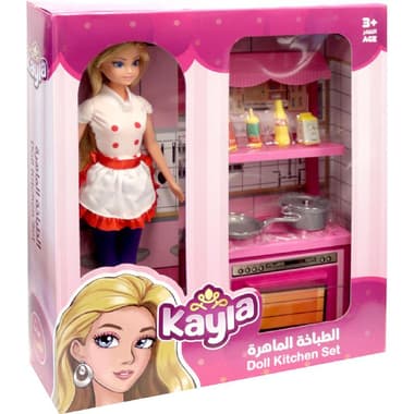 Kayla Sasa Girls Kitchen Set Doll Playset
3 Years and Above