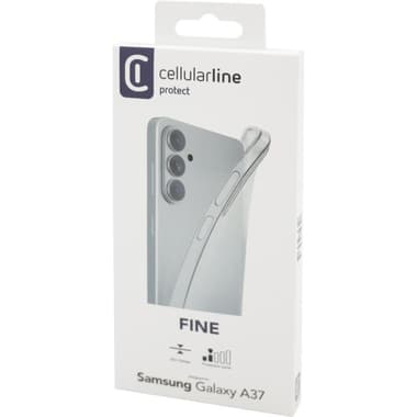 Cellularline TRANSPARENT RUBBER Back Cover Mobile Case
for Samsung Galaxy A37 5G, Transparent