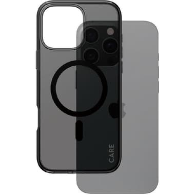 PanzerGlass Flagship Smokey Back Cover Mobile Case with MagSafe
for iPhone 16 Pro Max, Black