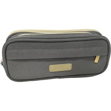 Roco Soft Pencil Case
Plain Color with Printed Logo, Front Pocket, Grey