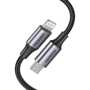 Ugreen US304 USB-C to Lightning Sync & Charge Cable
2.00 m ( 6.56 ft ), Black