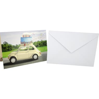 Designer Greetings Card & Envelope
"Buckle Up...It's Going to Be Fun", Assorted Color