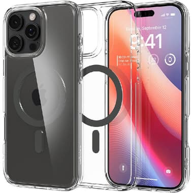 Spigen Ultra Hybrid MagFit Back Cover Mobile Case with MagSafe
for iPhone 16 Pro Max, Graphite