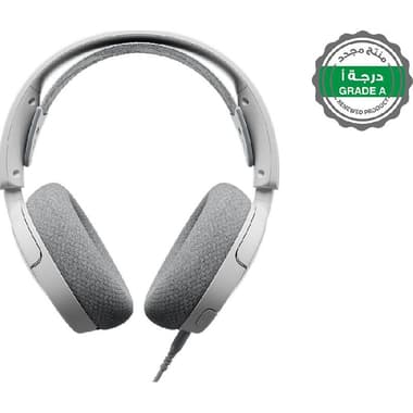 Renewed Grade A SteelSeries Arctis Nova 1P Gaming Headset
Noise Cancelling Microphone, Wired, 3.5 mm Connector, Retractable Microphone, White
