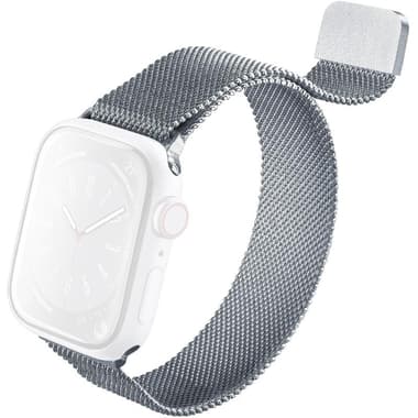 Cellularline Steel Band Wrist Strap
for Watch Ultra 3/Watch Ultra 2/Watch Series 11 46/Watch Series 10 46, Stainless Steel, Silver