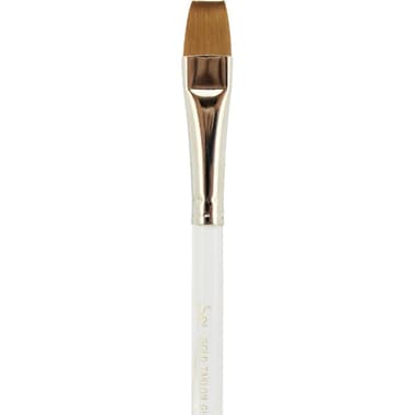 Short Handle Artist Brush
Gold Taklon, Glaze, for Watercolor and Acrylic, 1/2",
