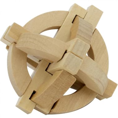 3D Wooden
Planet Oval Shape Brain Teaser Puzzle, 6 Years and Above