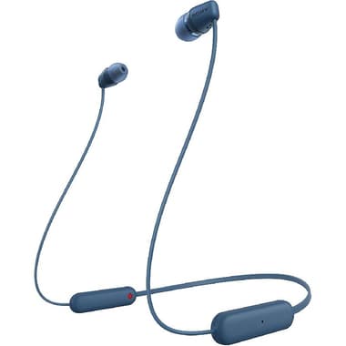 Sony WI-C100 In-Ear Earphones with Neckband
Bluetooth, USB (Charging), Built-in Microphone, Blue