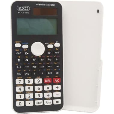 Roco CLS592 Scientific Calculator
12 Digit, Full Dot Matrix, White