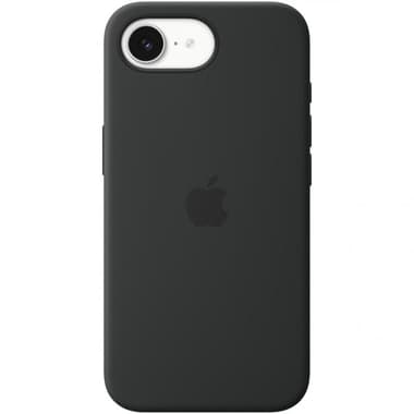 Apple Silicone Back Cover Mobile Case with MagSafe
for iPhone 17e, Black
