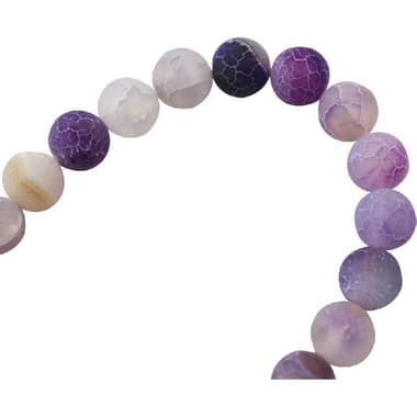 Royal Falcon Beads
Agate Matte, Round, Purple