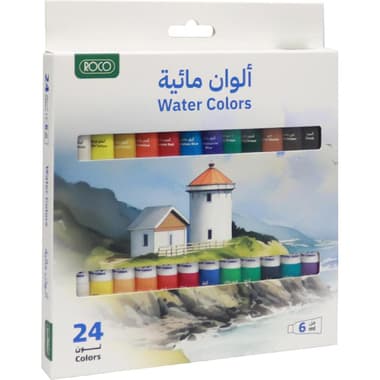 Roco Paint Set Watercolor
Assorted Color, 24 Colors