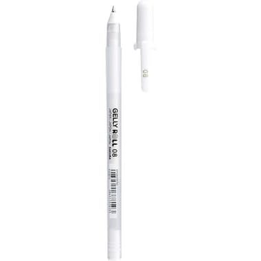 Sakura Gelly Roll Gel Ink Pen
White Ink Color, 0.8 mm, Ballpoint