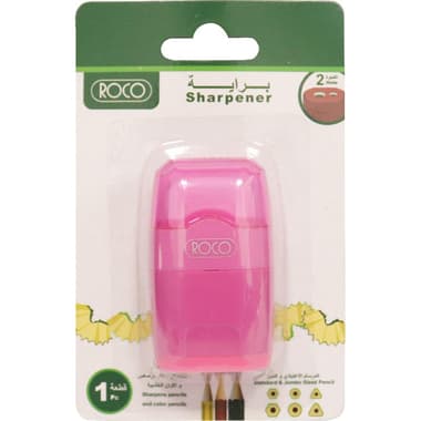 Roco Pocket Sharpener
2 Holes, Pink