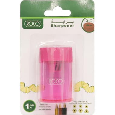 Roco Pocket Sharpener
2 Holes, Pink