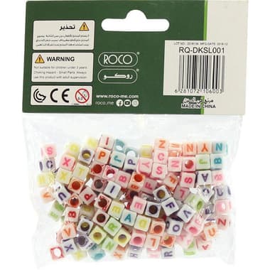 Roco Letter Beads
7 mm, Assorted Color