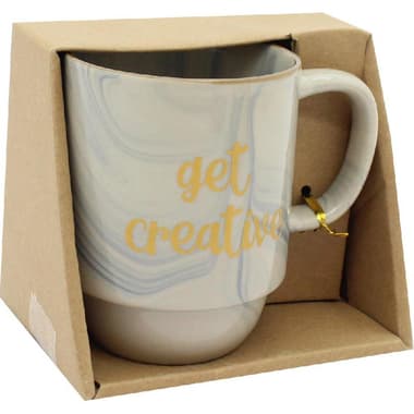 Mug
"Get Creative", Hot/Cold, 12.00 oz ( 340.96 ml ), White