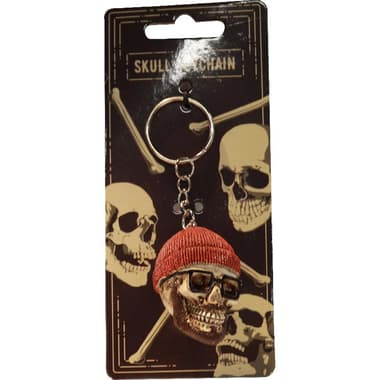 Skull Keychain
Black/White