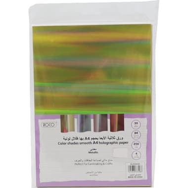 Roco Cardstock Paper
Holographic, Metallic,