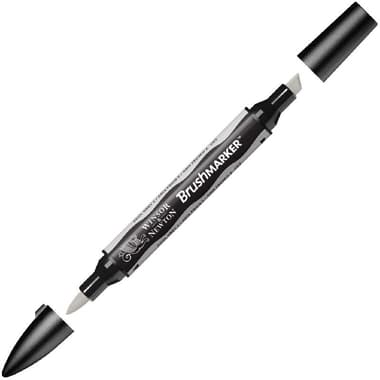 Winsor & Newton BrushMarker Graphic Art Marker
Cool Grey 2, Twin Tip