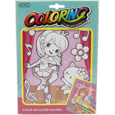 Roco Coloring Pop-up Stickers
Dancing 3D, Color on Glitter