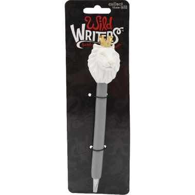 Polystone White Lion Rollerball Pen
Blue Ink Color, Medium, Ballpoint