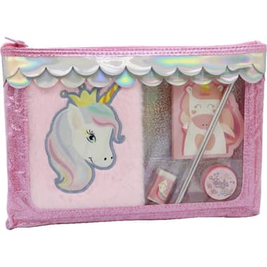 Unicorn Stationery Set
5 Items, Pink