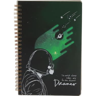 Roco Notebook
Dreamer, A5, 160 Pages (80 Sheets), Lined, Black