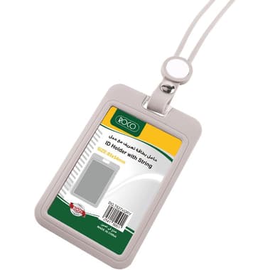 Roco Lanyard ID Holder
Silicon String, Grey