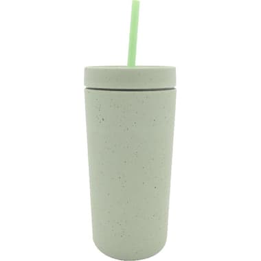 بامبو فايبر قارورة ماء
كوب ايكو مع سترو, بارد, 500.00 مل, اخضر مرقط