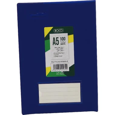Roco Notebook
A5, 100 Sheets, Lined, Royal Blue