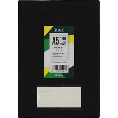 Roco Notebook
A5, 100 Sheets, Lined, Black
