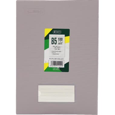 Roco Notebook
B5, 100 Sheets, Lined, Light Grey