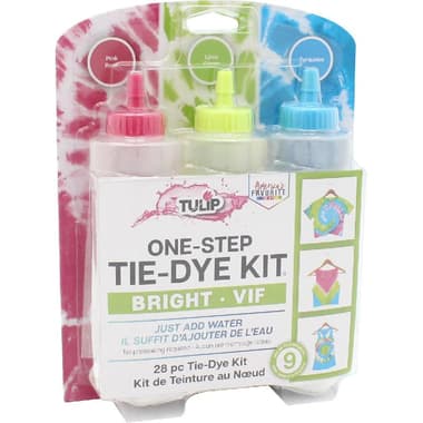 Tulip One-Step Tie-Dye Kit Bright Fabric Paint
Lime;Pink;Turquoise, 3 Colors (28 Items)